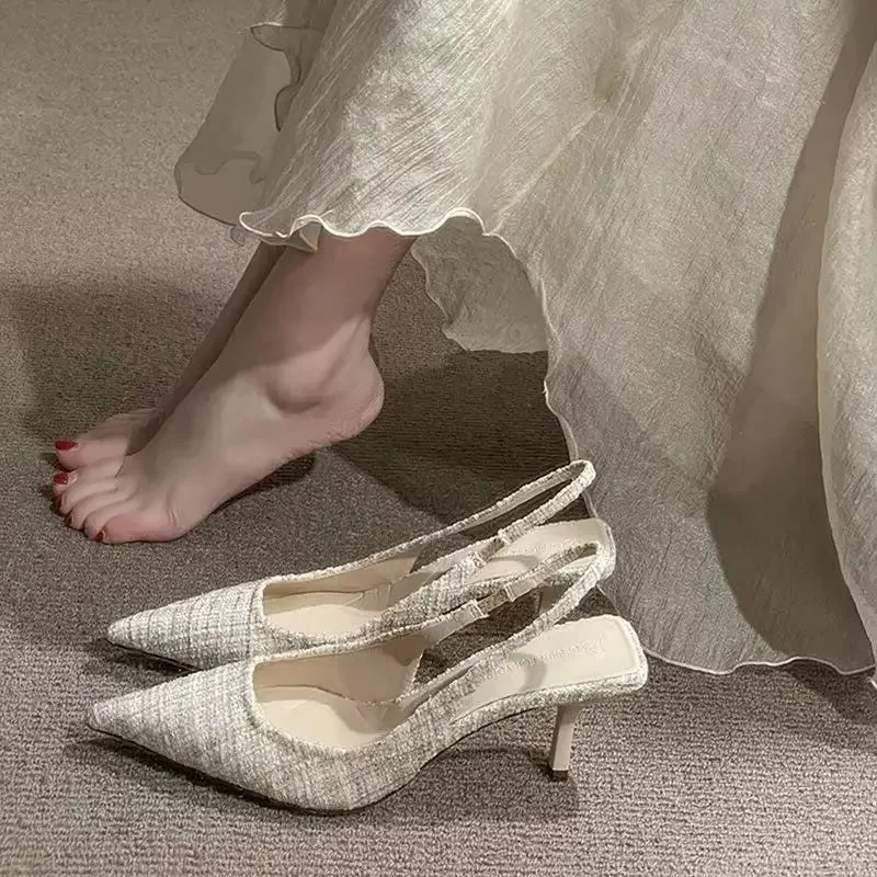 Pointed Toe Flat - Fashion brand designed knitted platform heels