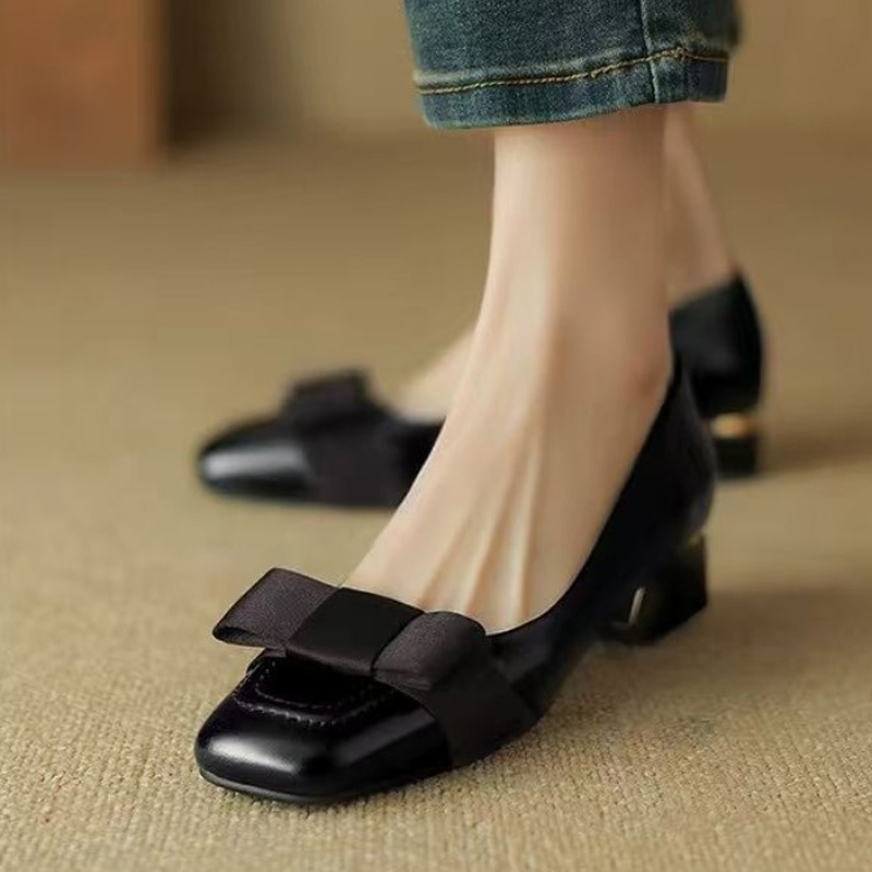 Flat Shoes Women Low Heel Pump - Women Shoes Elegant ulasan dan harga