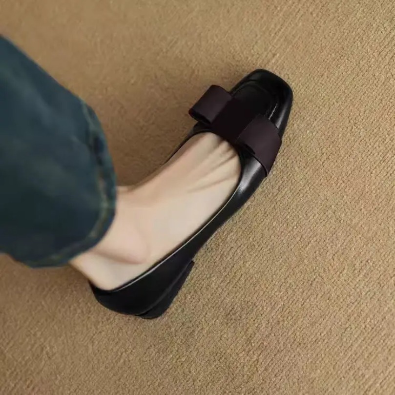 Flat Shoes Women Low Heel Pump - Women Shoes Elegant ulasan dan harga