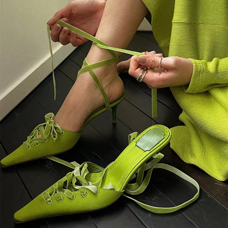 2026 New Kitten Heels Pointed  - Kids Shoes Women ulasan dan harga