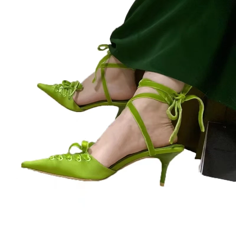 2026 New Kitten Heels Pointed  - Kids Shoes Women ulasan dan harga
