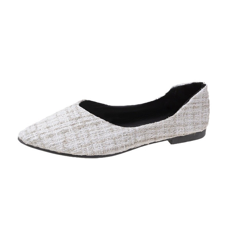 Large Size Single Shoe Women's - Pointed Toe Flat ulasan dan harga