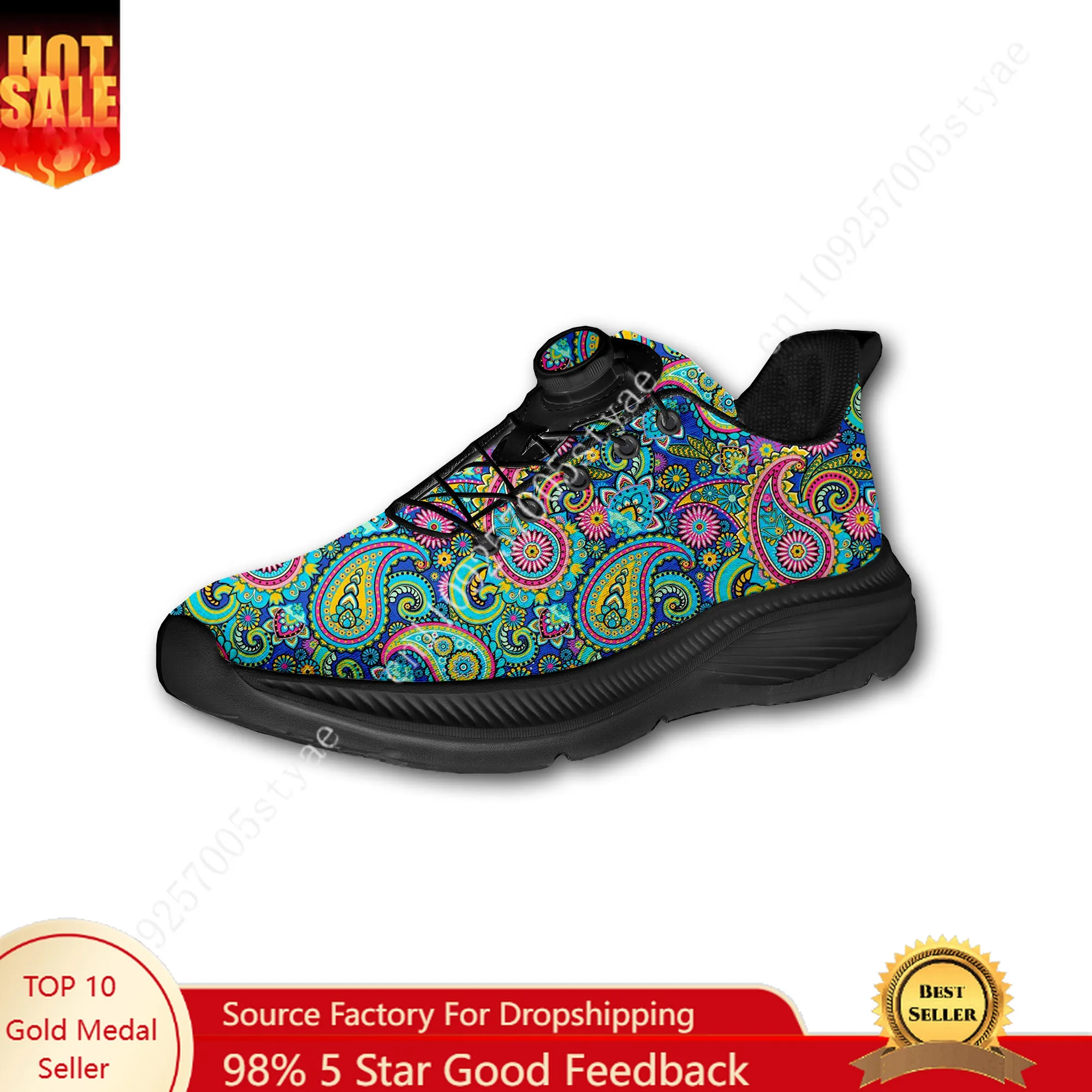 Bohemian Mandala Floral Print  - Women Shoes For Walking ulasan dan harga