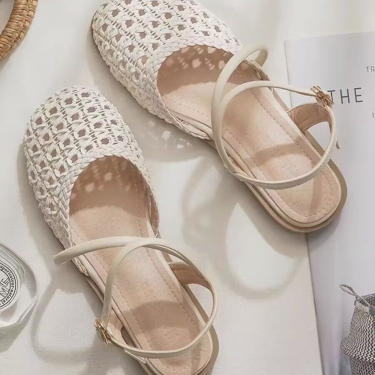 French-style Closed-toe Sandal - Slingback Pumps Women ulasan dan harga