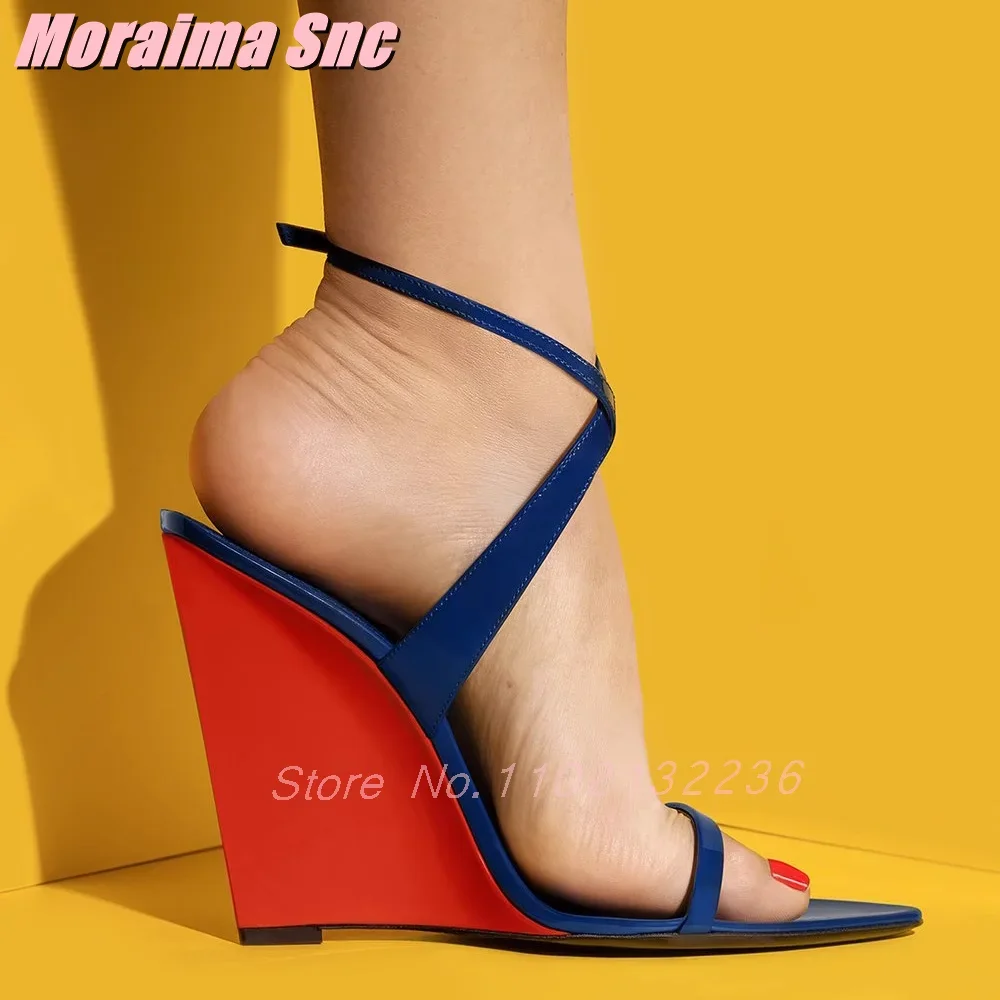 Mixed Colors Wedges Sandals Pa - Kids Shoes Women ulasan dan harga