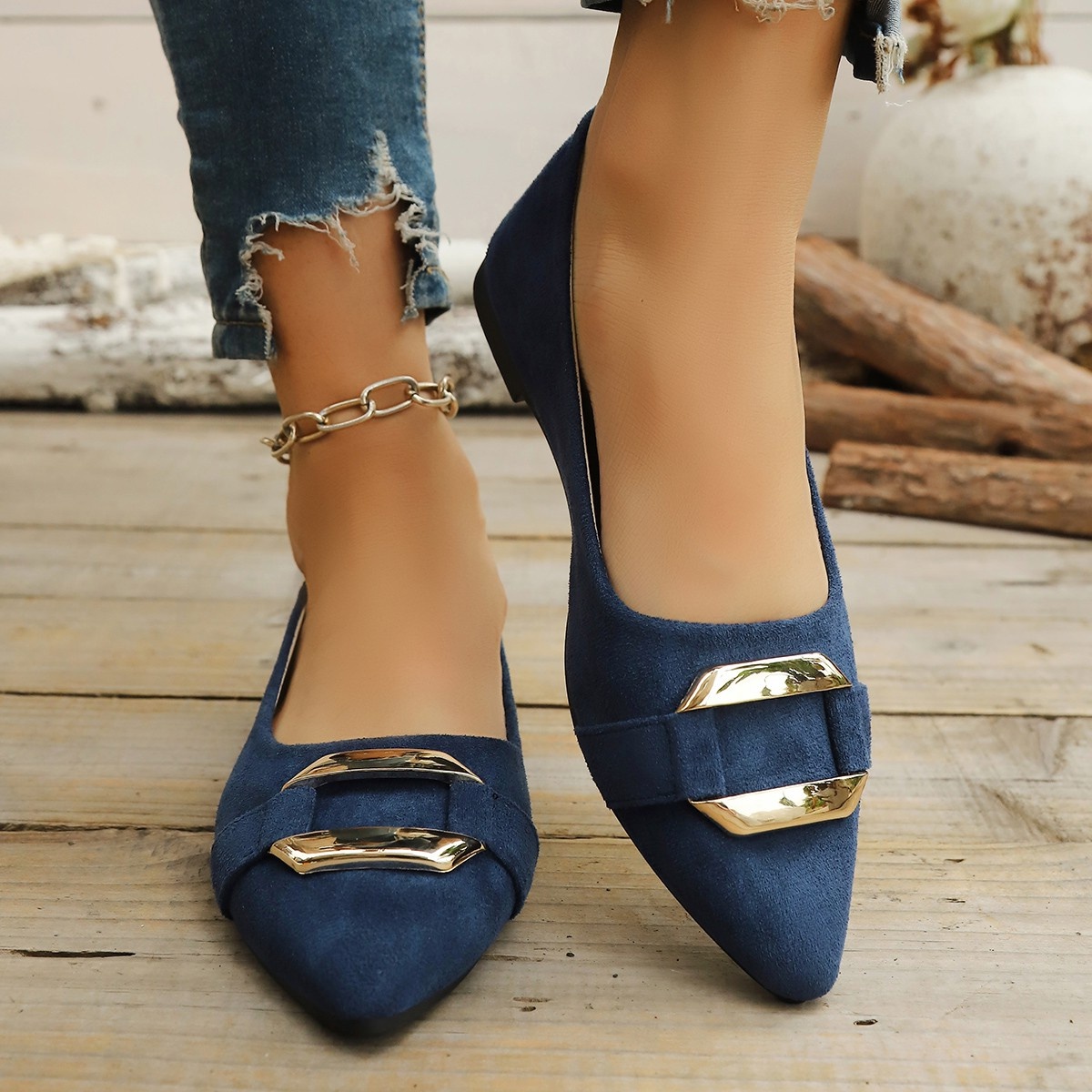 Spring and Autumn Elegant Poin - Women Shoes Elegant ulasan dan harga