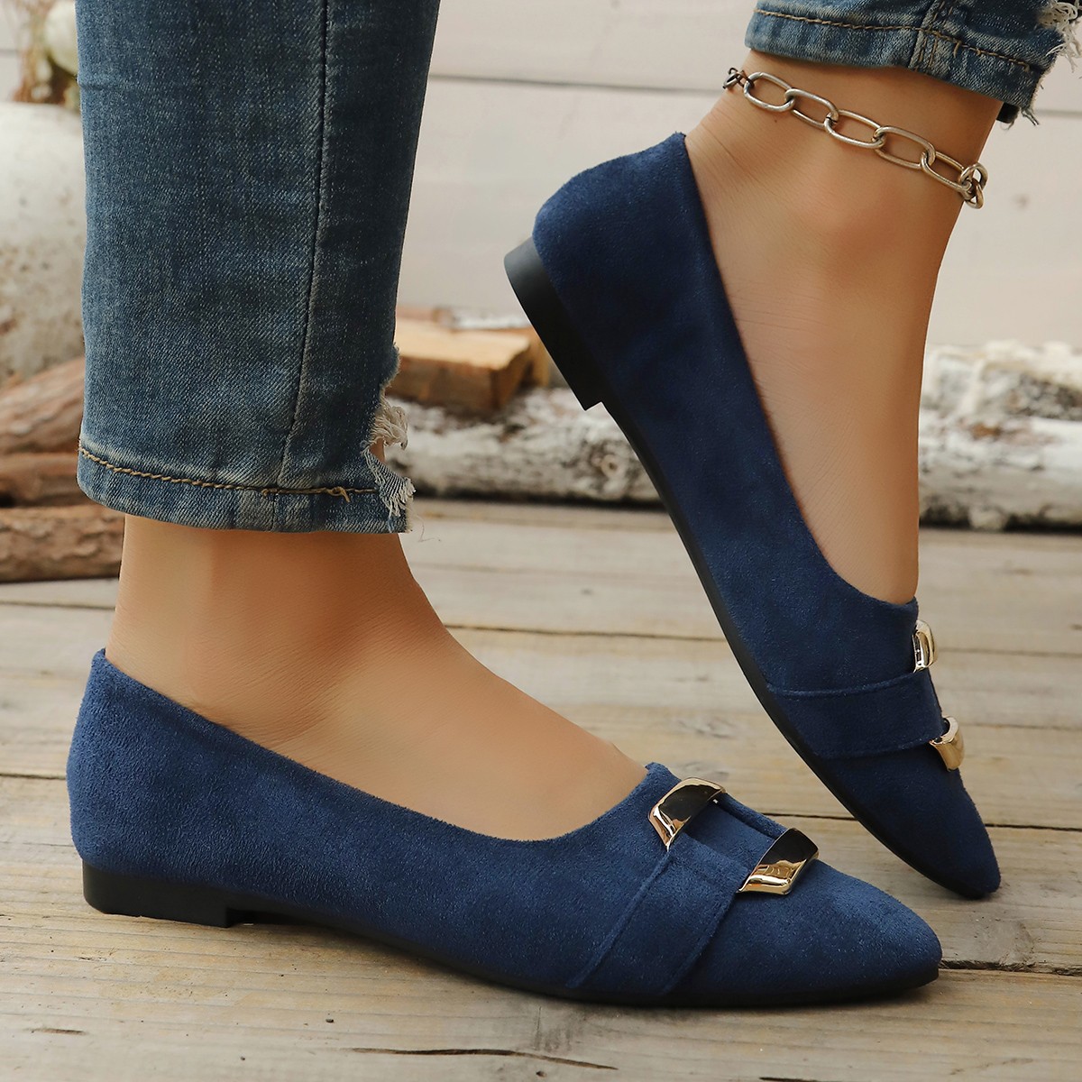 Spring and Autumn Elegant Poin - Women Shoes Elegant ulasan dan harga