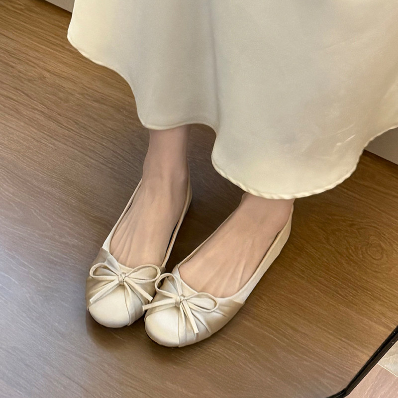 2026 New Bow-knot Temperament  - Slingback Pumps Women ulasan dan harga