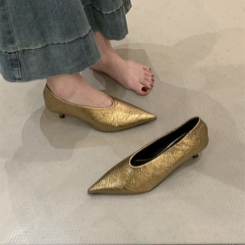 2025 Autumn New Commuter Wind  - Pointed Toe Flat ulasan dan harga