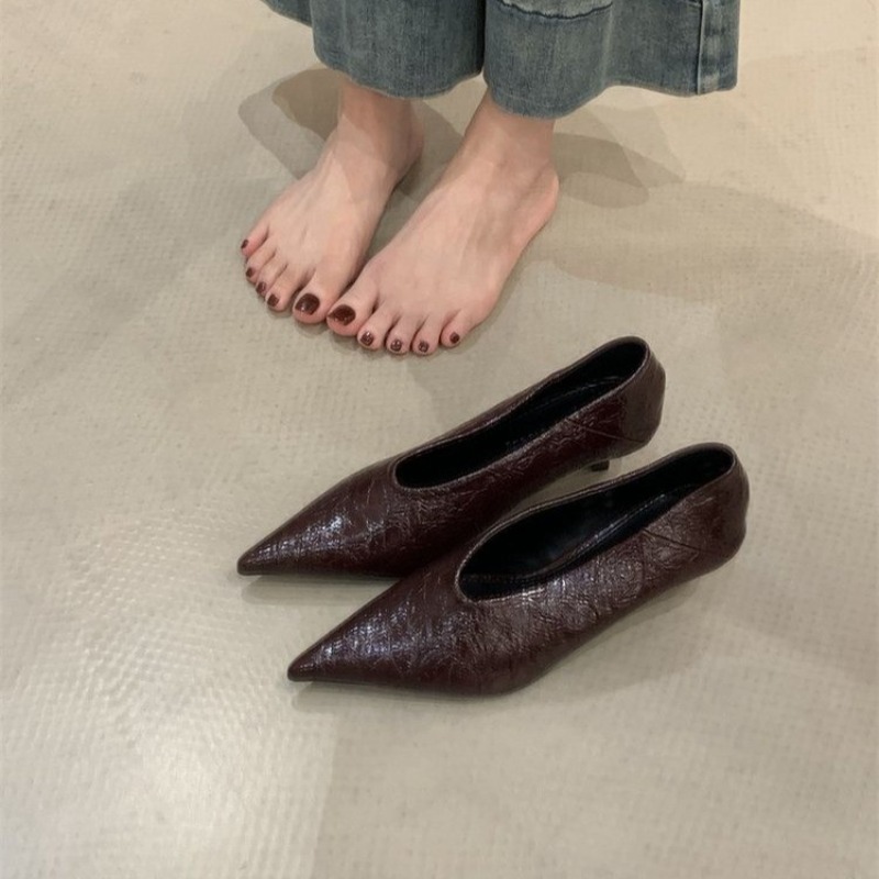 2025 Autumn New Commuter Wind  - Pointed Toe Flat ulasan dan harga