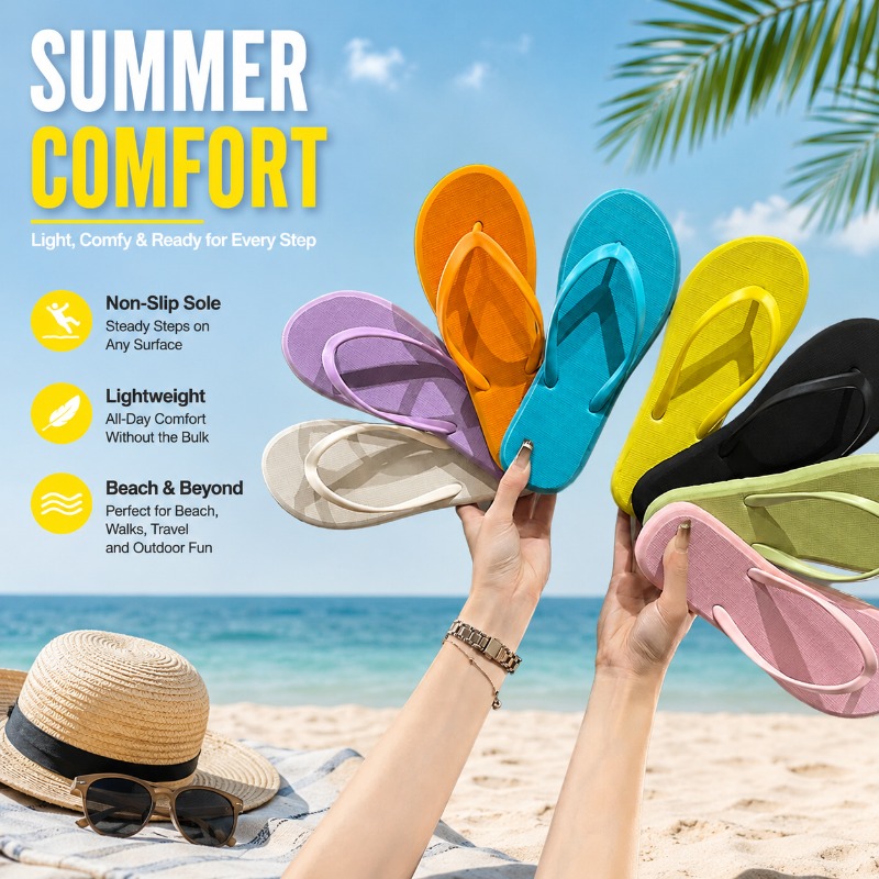 Cute Solid Color Women Flip Fl - Women Shoes For Walking ulasan dan harga