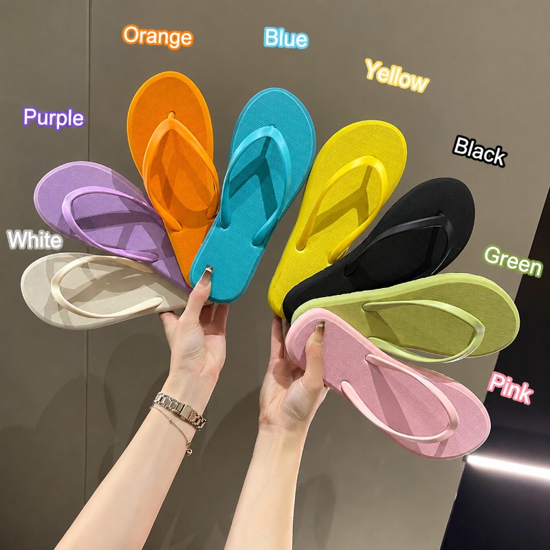Cute Solid Color Women Flip Fl - Women Shoes For Walking ulasan dan harga