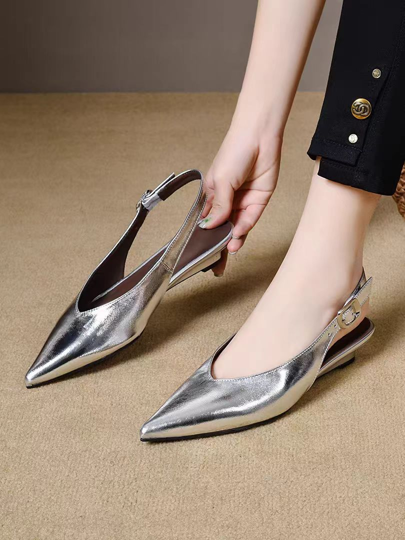Women's Sandals Summer 2026 Ne - Pointed Toe Flat ulasan dan harga