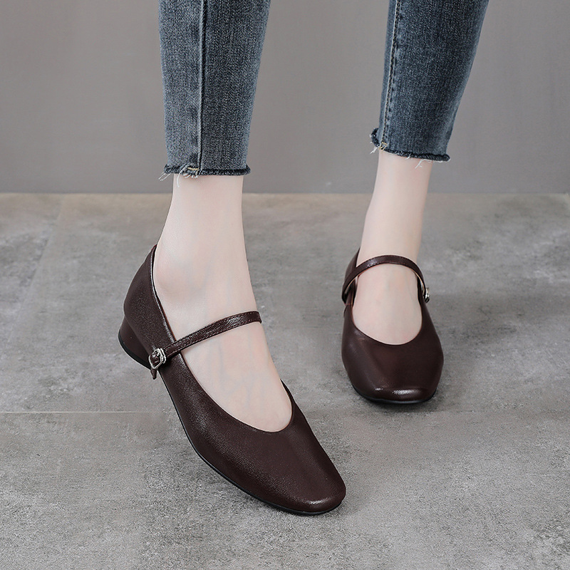 3cm Genuine Leather Hollow Rub - Kids Shoes Women ulasan dan harga