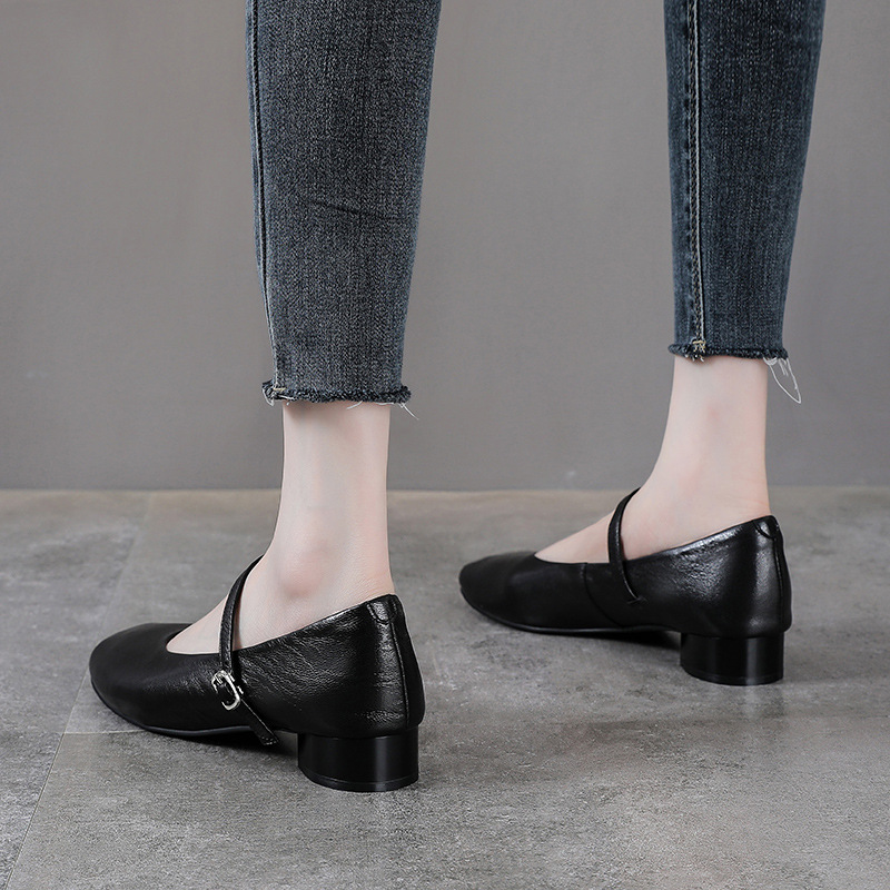 3cm Genuine Leather Hollow Rub - Kids Shoes Women ulasan dan harga