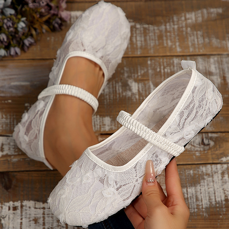 Woman Shoes Breathable Mesh Fl - Women Shoes Elegant ulasan dan harga