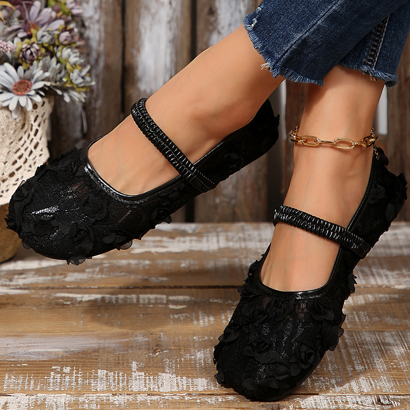 Woman Shoes Breathable Mesh Fl - Women Shoes Elegant ulasan dan harga