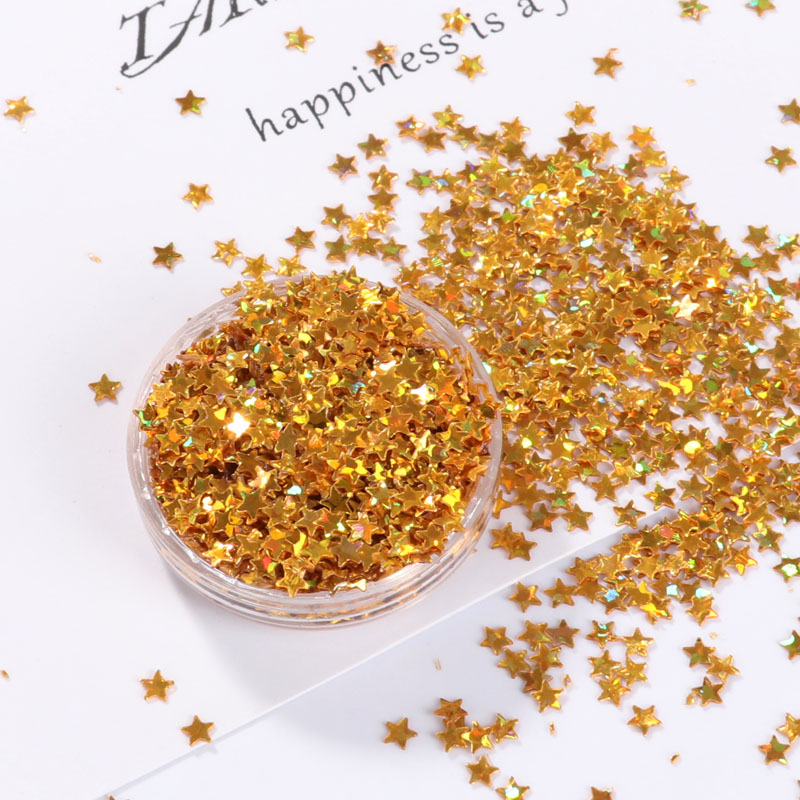 10g/Pack light gold 3mm  Star  - Women'S Shoes Ecco ulasan dan harga