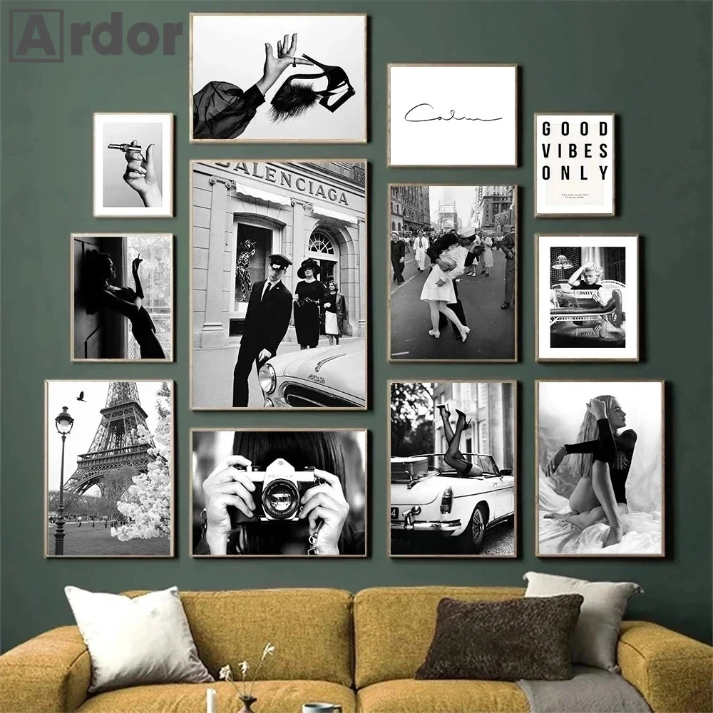 Fashion Sexy Women Wall Art Po - Women Shoes Quote ulasan dan harga