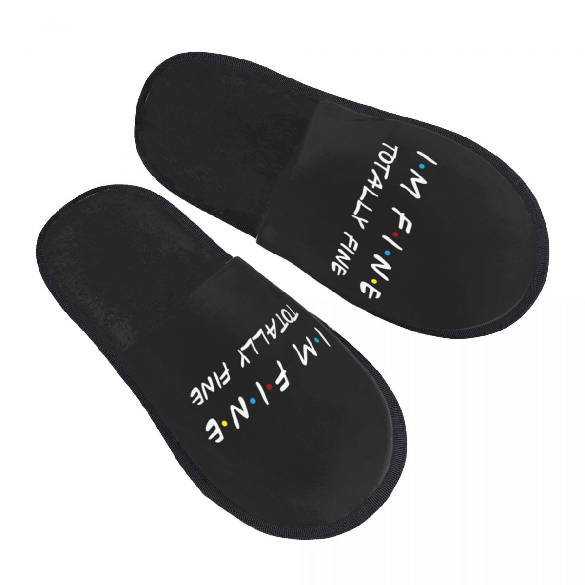 Custom Print Women I'm Fine Ho - Women Shoes Quote ulasan dan harga