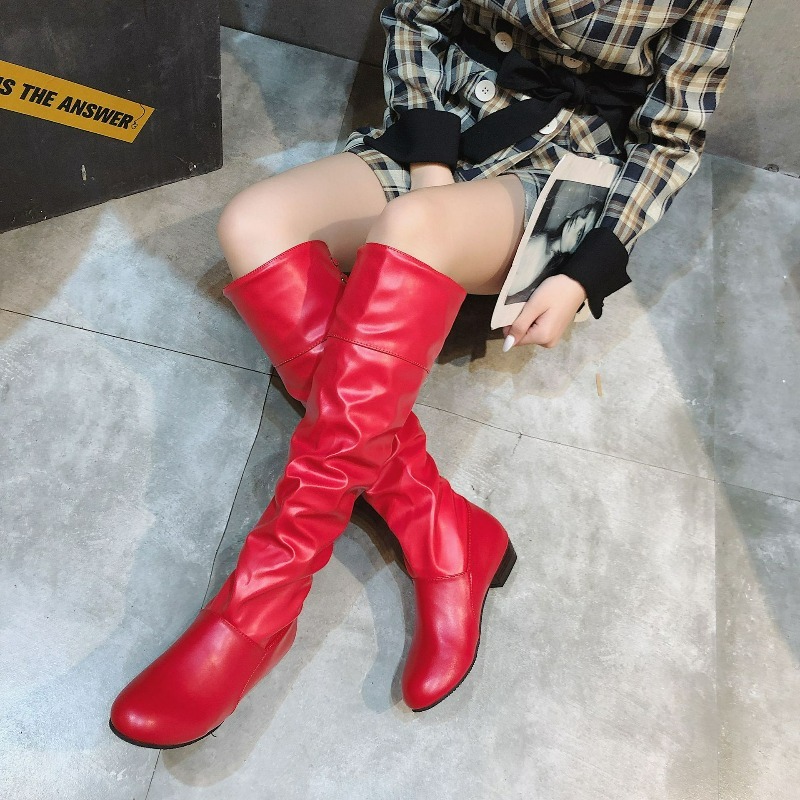 Women's Knee-high Boots 2025 P - High Knee Heel Boots ulasan dan harga