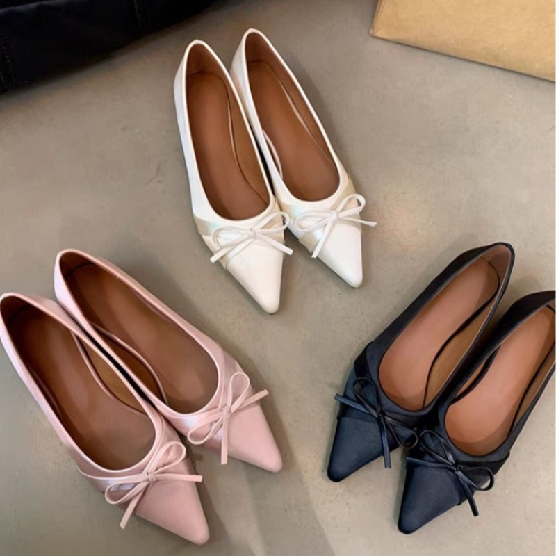 Summer New Style Chiffon Fashi - Pointed Toe Flat ulasan dan harga