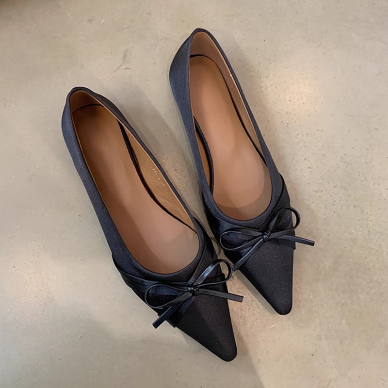 Summer New Style Chiffon Fashi - Pointed Toe Flat ulasan dan harga
