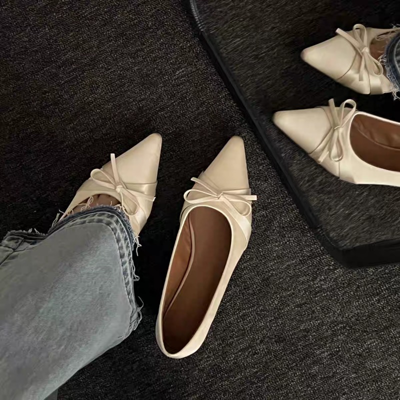Summer New Style Chiffon Fashi - Pointed Toe Flat ulasan dan harga