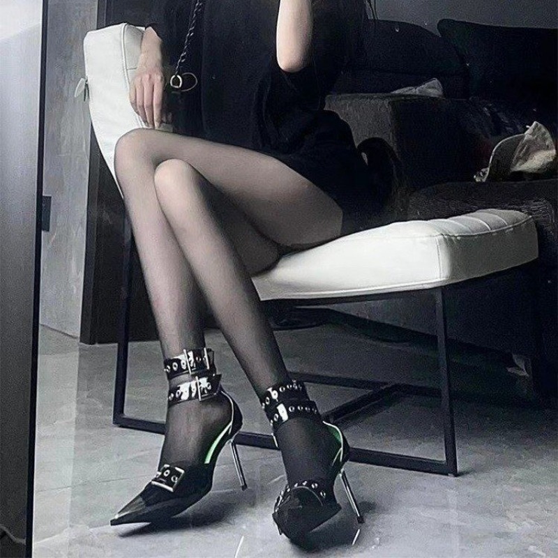 Super High Heel Metal Pointed  - Women'S Shoes Quality ulasan dan harga