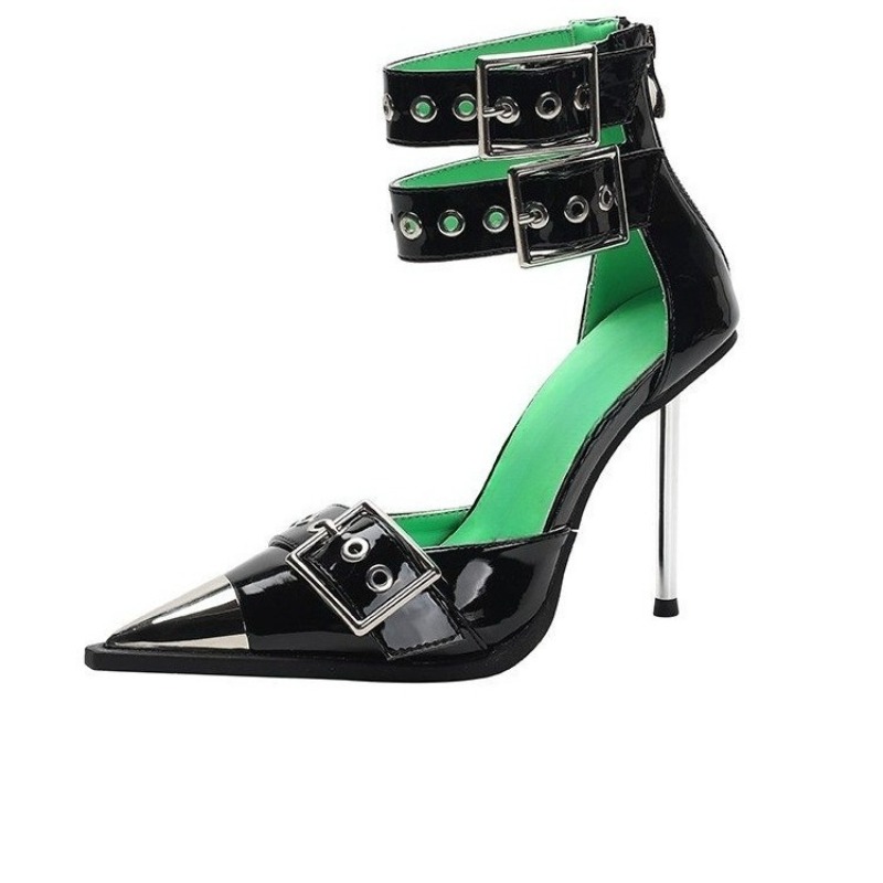 Super High Heel Metal Pointed  - Women'S Shoes Quality ulasan dan harga