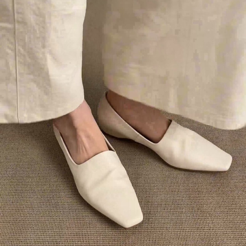 Retro Flat Loafers Women's Sli - Pointed Toe Flat ulasan dan harga