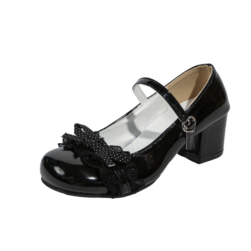 Mid-heel Round-toe Mary Jane S - Women Shoes Elegant ulasan dan harga