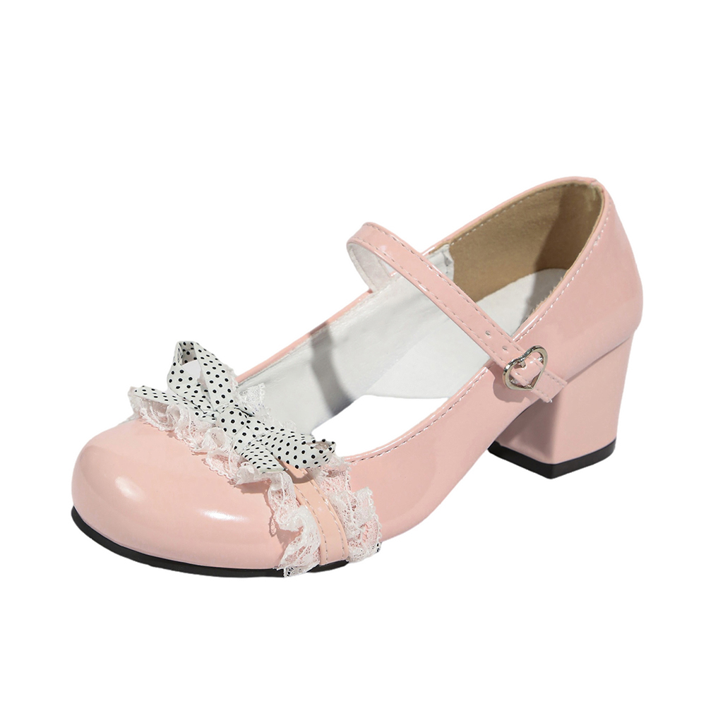 Mid-heel Round-toe Mary Jane S - Women Shoes Elegant ulasan dan harga