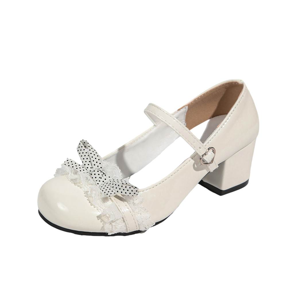 Mid-heel Round-toe Mary Jane S - Women Shoes Elegant ulasan dan harga