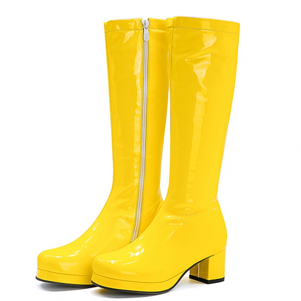 REAVE CAT Autumn Sweet Knee-Hi - High Knee Heel Boots ulasan dan harga